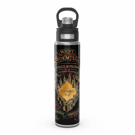 Harry Potter Black Marauders Map 24 oz Stainless Tervis® Water Bottle